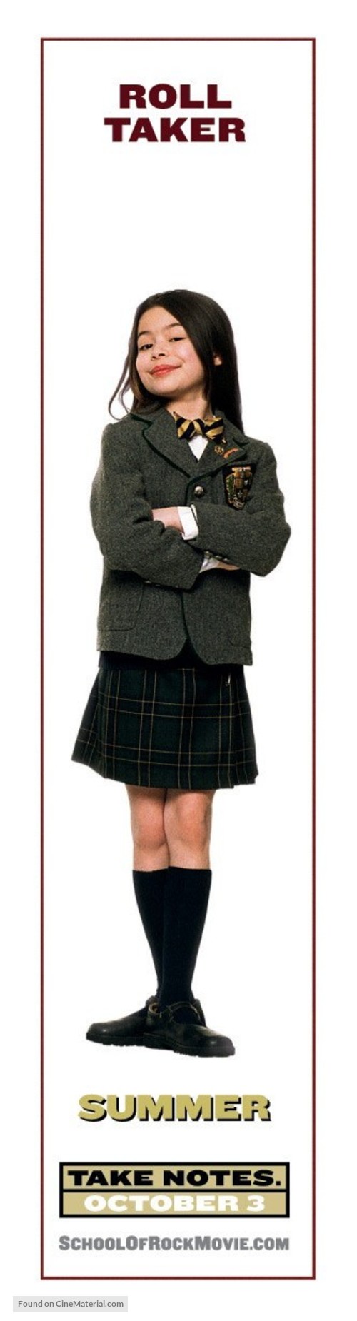 The School of Rock - Character movie poster