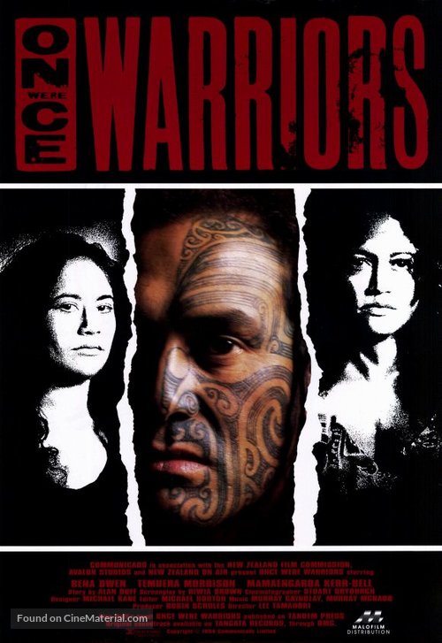 Once Were Warriors - Canadian Movie Poster