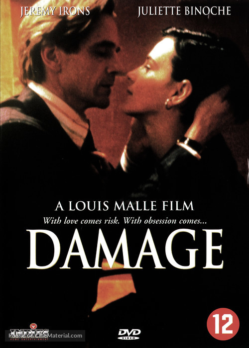 Damage - Dutch DVD movie cover
