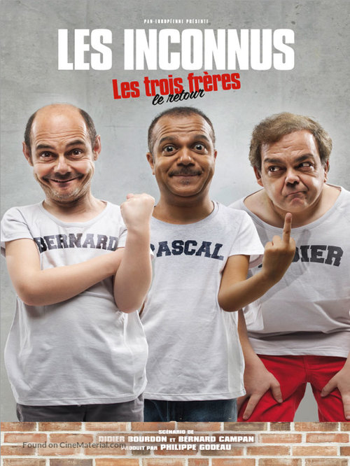 Les trois fr&egrave;res, le retour - French Movie Poster