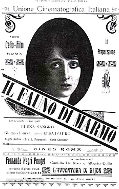 Il Fauno di marmo - Italian Movie Poster