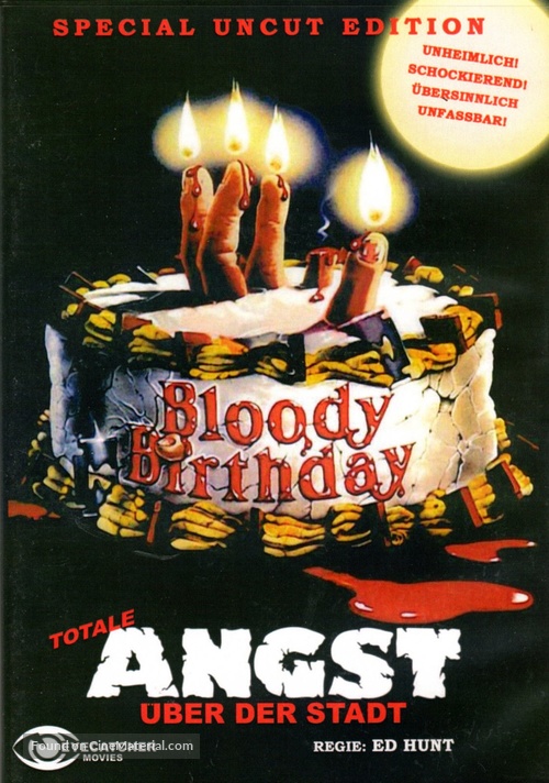 Bloody Birthday - German DVD movie cover