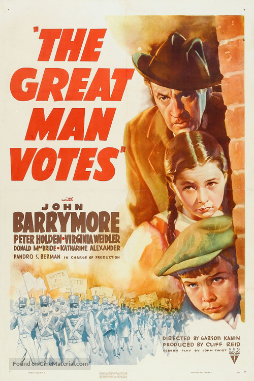 The Great Man Votes - Movie Poster
