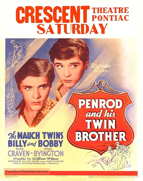 Penrod and His Twin Brother - Movie Poster