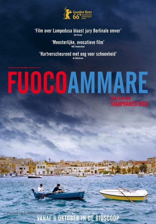 Fuocoammare - Dutch Movie Poster