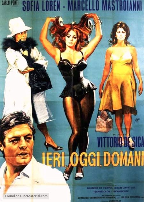Ieri, oggi, domani - Italian Movie Poster