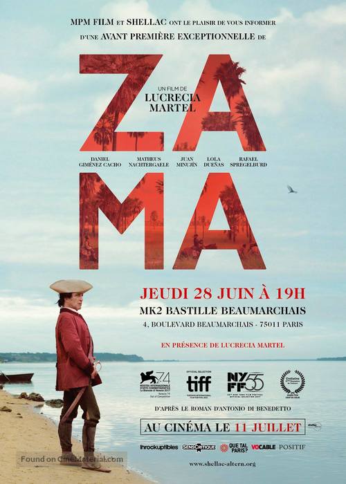 Zama - French Movie Poster