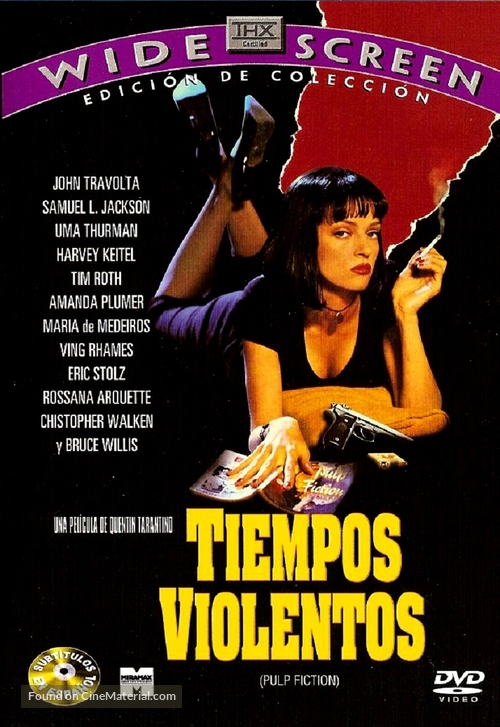 Pulp Fiction - Argentinian DVD movie cover