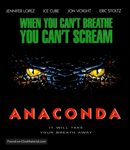 Anaconda - German Blu-Ray movie cover