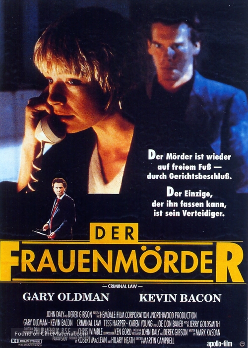 Criminal Law - German Movie Poster