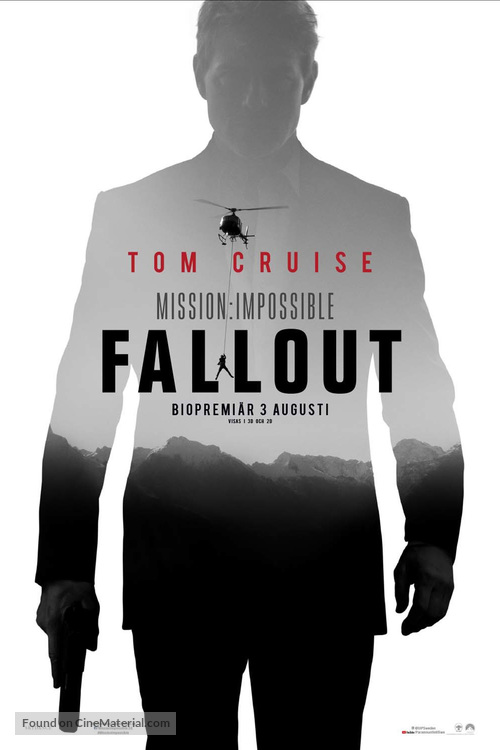 Mission: Impossible - Fallout - Swedish Movie Poster