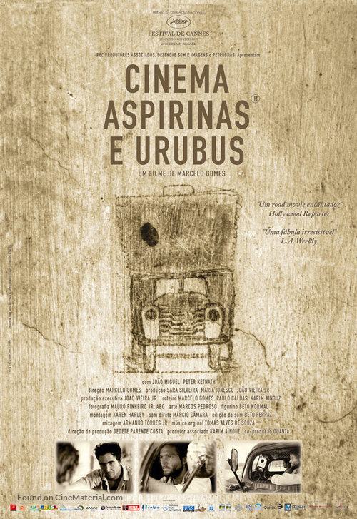 Cinema, Aspirinas e Urubus - Brazilian poster