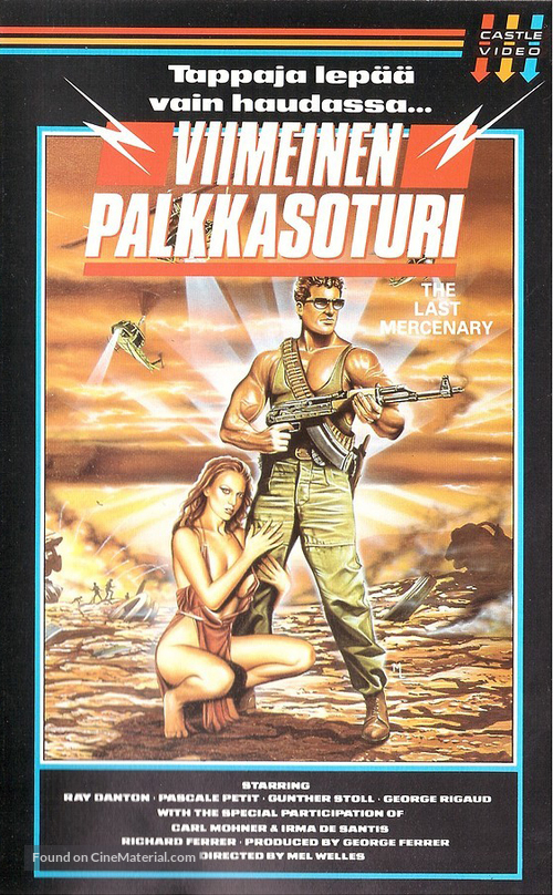 Die grosse Treibjagd - Finnish VHS movie cover