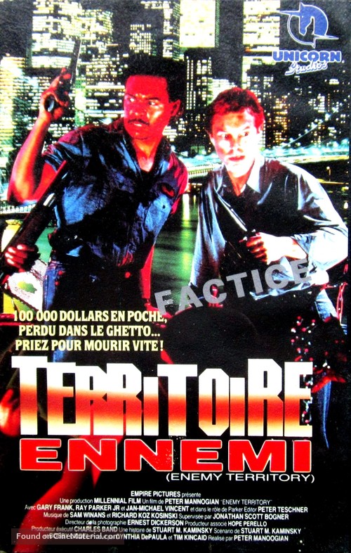 Enemy Territory - French VHS movie cover