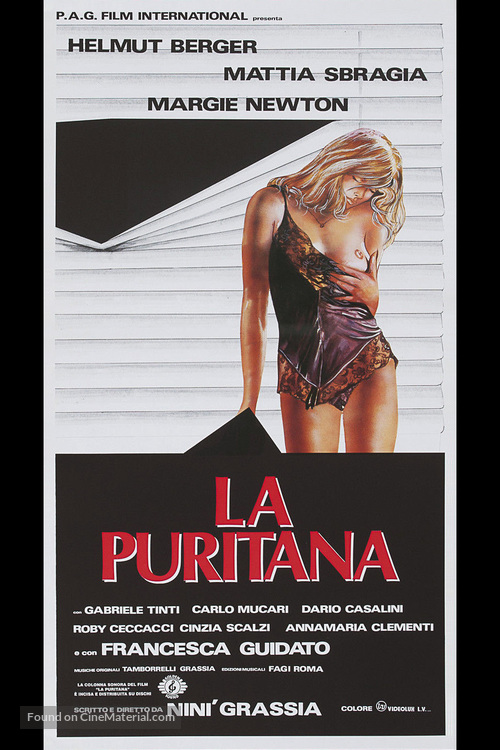 La puritana - Italian Movie Poster