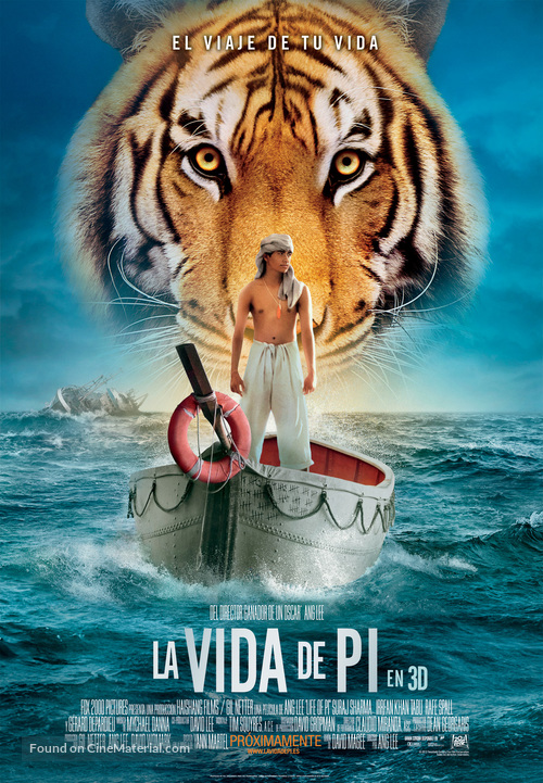 Life of Pi - Spanish Movie Poster