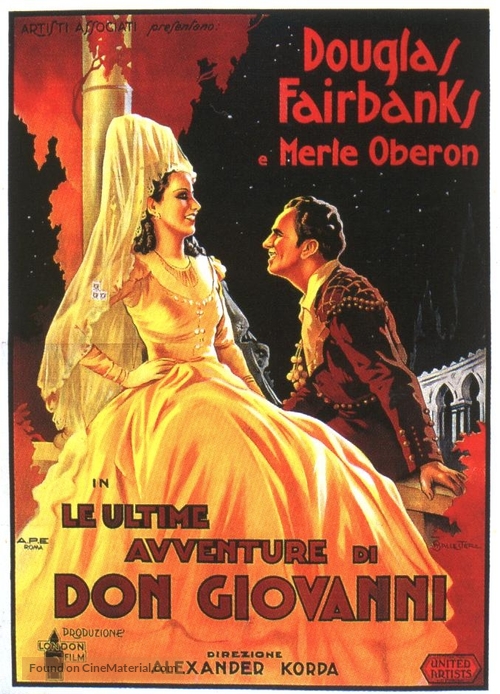 The Private Life of Don Juan - Italian Movie Poster