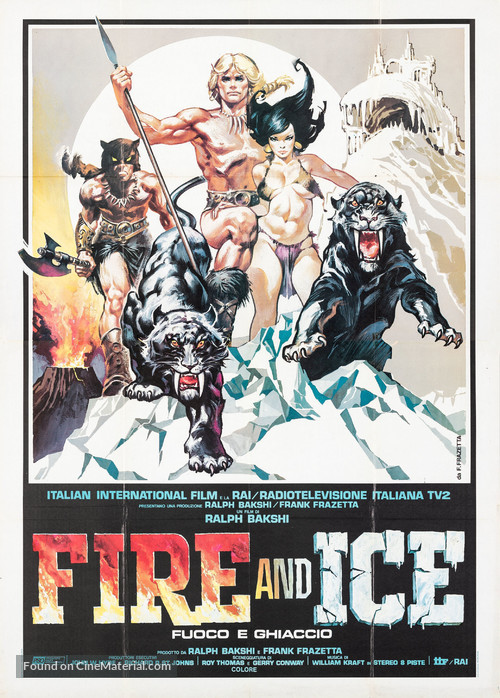 Fire and Ice - Italian Movie Poster