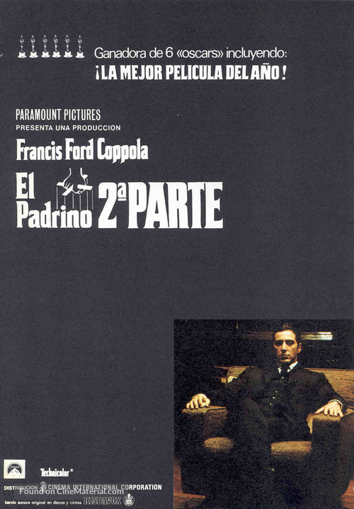 The Godfather: Part II - Spanish Movie Poster