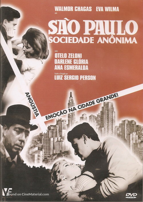 S&atilde;o Paulo, Sociedade An&ocirc;nima - Brazilian DVD movie cover