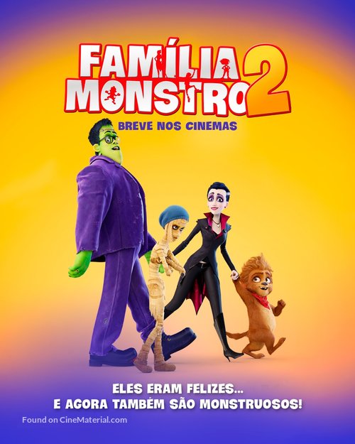 Monster Family 2 - Brazilian Movie Poster