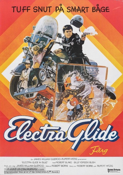 Electra Glide in Blue - Swedish Movie Poster