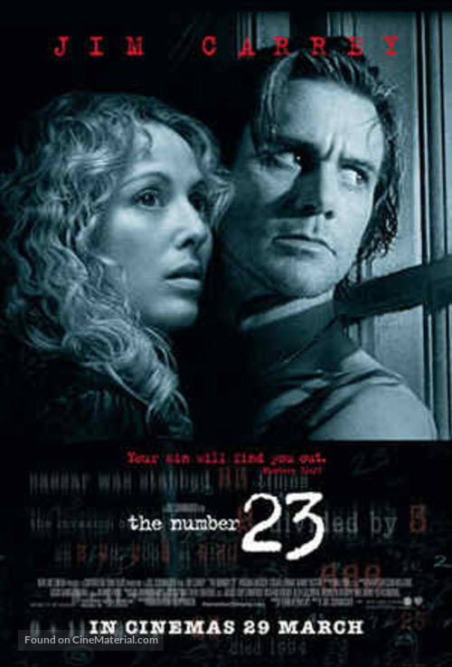 The Number 23 - Singaporean Movie Poster