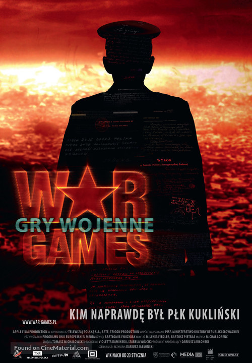Gry wojenne - Polish Movie Poster