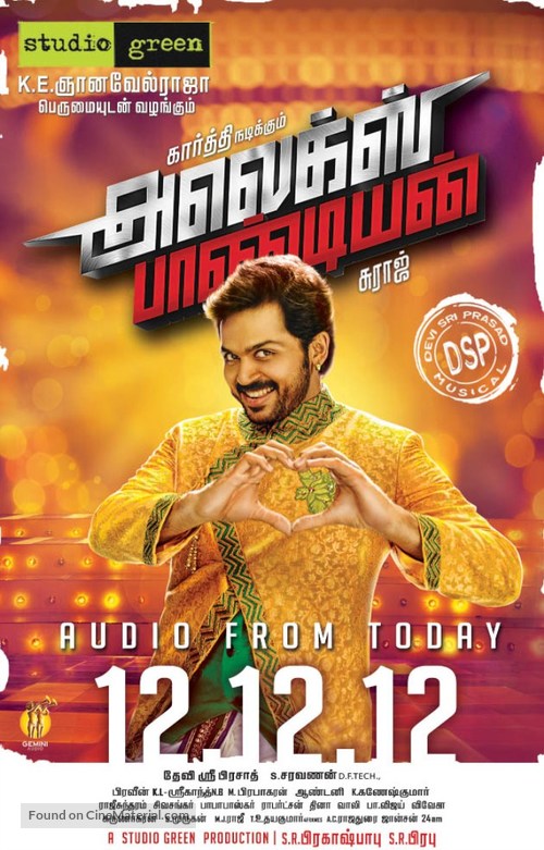 Alex Pandian - Indian Movie Poster