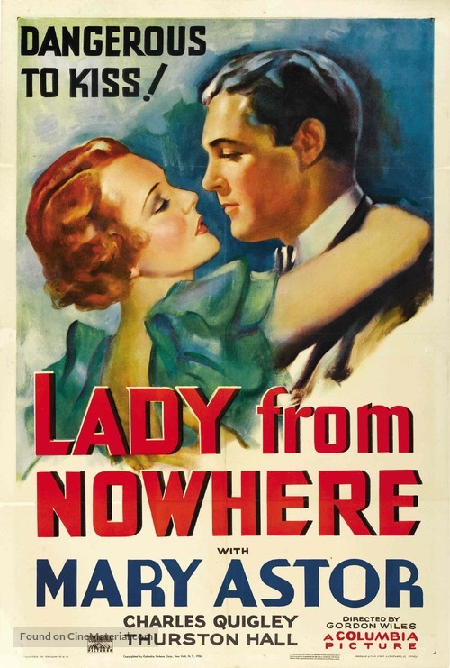 Lady from Nowhere - Movie Poster