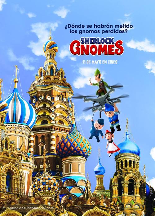 Sherlock Gnomes - Spanish Movie Poster