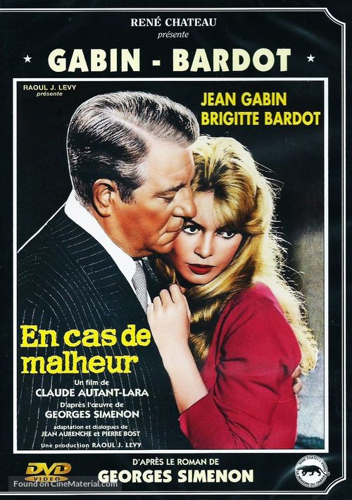 En cas de malheur - French DVD movie cover