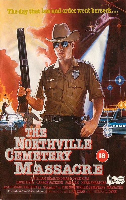 Northville Cemetery Massacre - British VHS movie cover