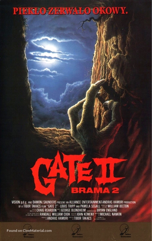The Gate II: Trespassers - Polish Movie Cover