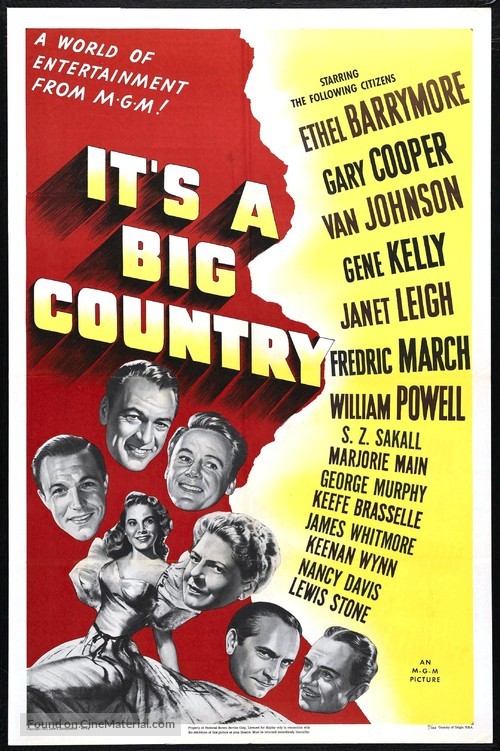 It&#039;s a Big Country - Movie Poster