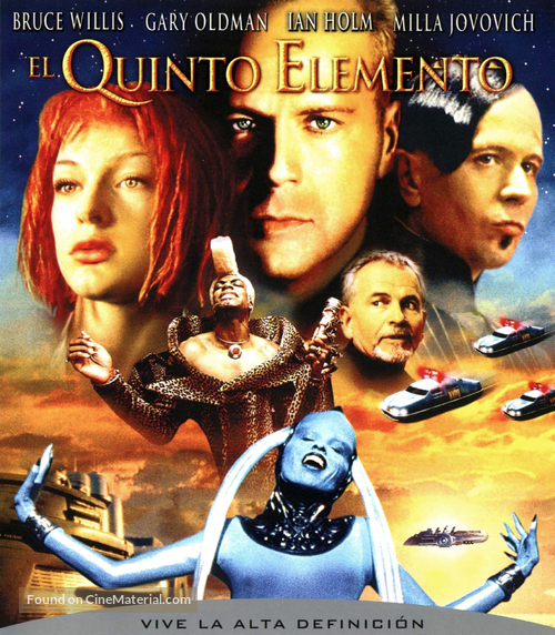 The Fifth Element - Spanish Blu-Ray movie cover