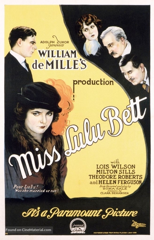 Miss Lulu Bett - Movie Poster