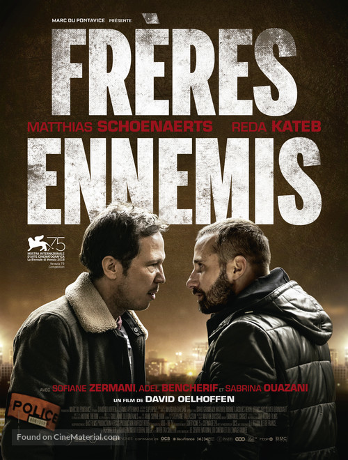 Fr&egrave;res ennemis - French Movie Poster