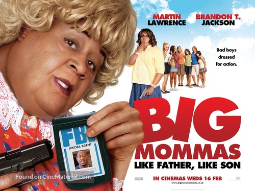 Big Mommas: Like Father, Like Son - British Movie Poster