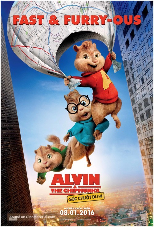 Alvin and the Chipmunks: The Road Chip - Vietnamese Movie Poster