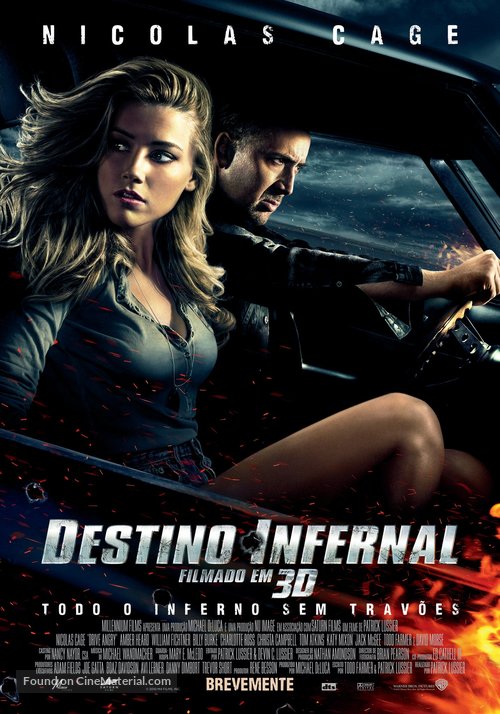 Drive Angry - Portuguese Movie Poster