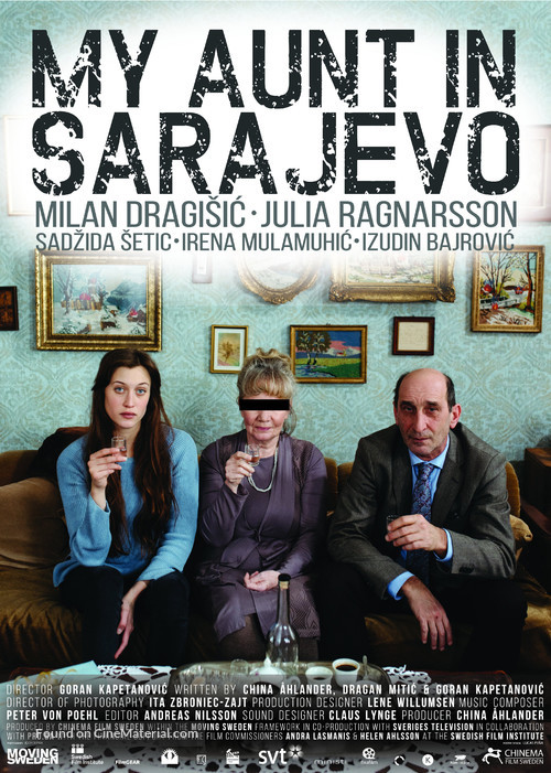 Min faster i Sarajevo - Swedish Movie Poster