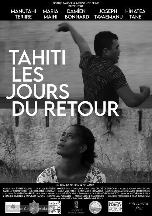 Tahiti les jours du retour - French Movie Poster