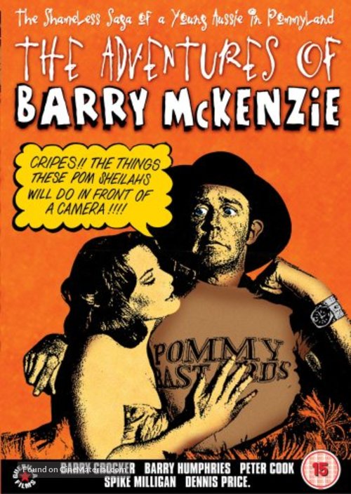 The Adventures of Barry McKenzie - British DVD movie cover