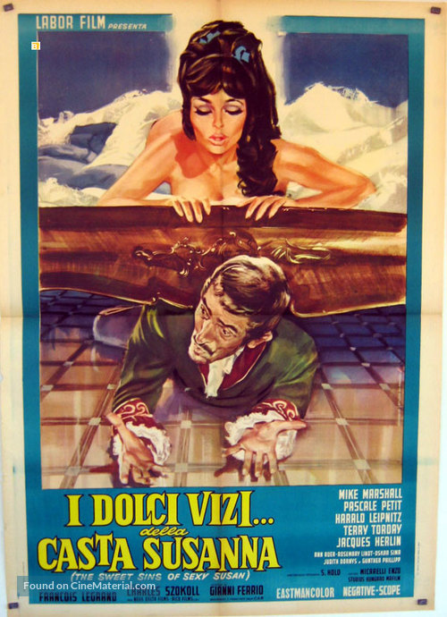 Susanne, die Wirtin von der Lahn - Italian Movie Poster