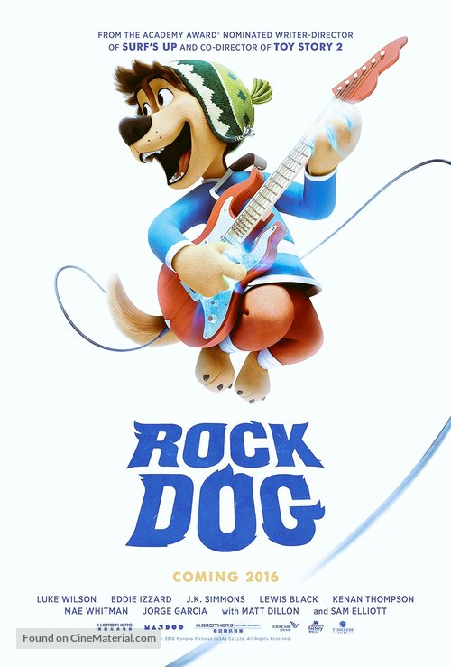 Rock Dog - British Movie Poster