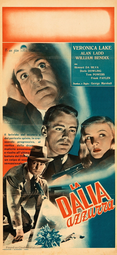 The Blue Dahlia - Italian Movie Poster