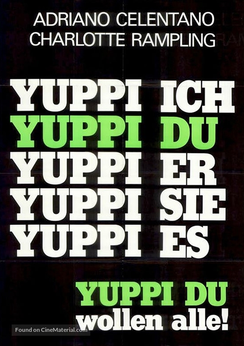 Yuppi du - German Movie Poster