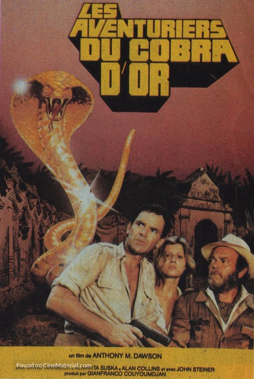 I cacciatori del cobra d&#039;oro - French Movie Poster