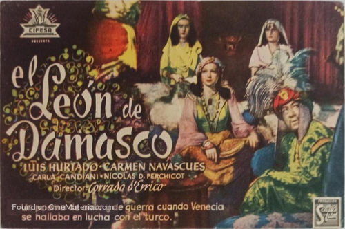 Il leone di Damasco - Spanish Movie Poster